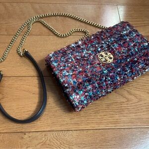 NBW Tory Burch Colorful Tweed Crossbody Bag
